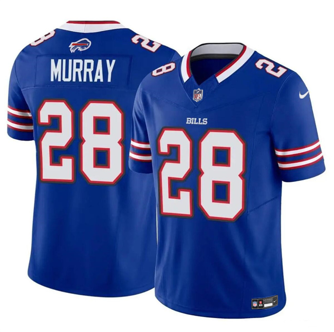 Personalized Men’s Buffalo Bills #28 Latavius Murray Blue 2023 F.U.S.E. Untouchable Limited Stitched Football Jersey