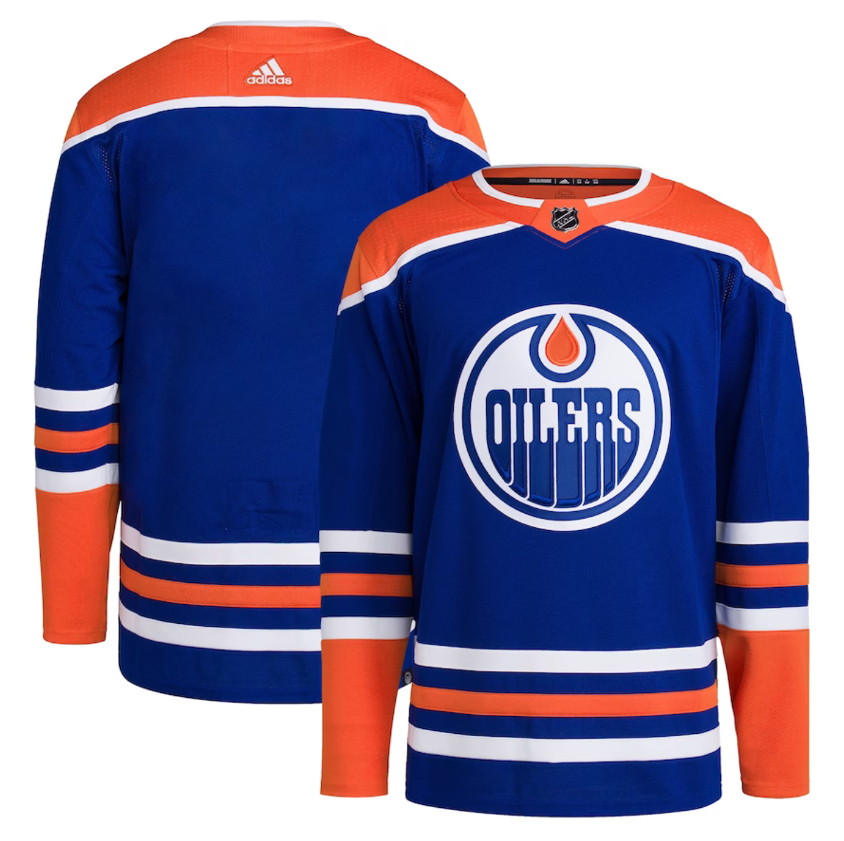 Personalized Men’s Edmonton Oilers Blank Royal Stitched Jersey