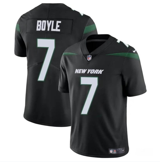 Personalized Men’s New York Jets #7 Tim Boyle Black Untouchable Limited Stitched Jersey