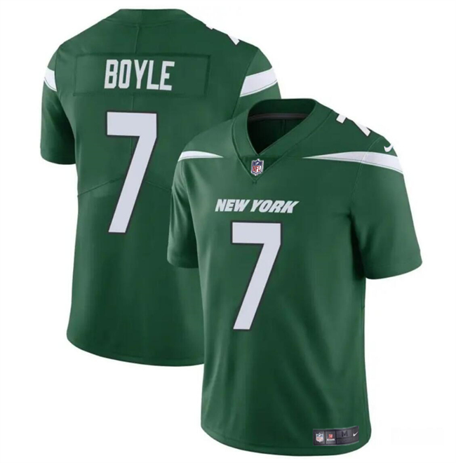 Personalized Men’s New York Jets #7 Tim Boyle Green Untouchable Limited Stitched Jersey