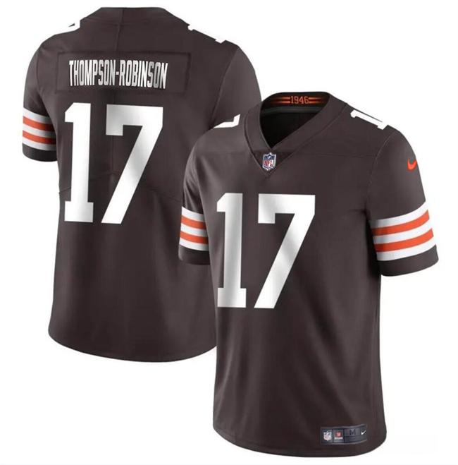 Personalized Men’s Cleveland Browns #17 Dorian Thompson-Robinson Brown Untouchable Limited Stitched Jersey