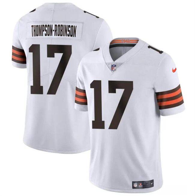 Personalized Men’s Cleveland Browns #17 Dorian Thompson-Robinson White Untouchable Limited Stitched Jersey