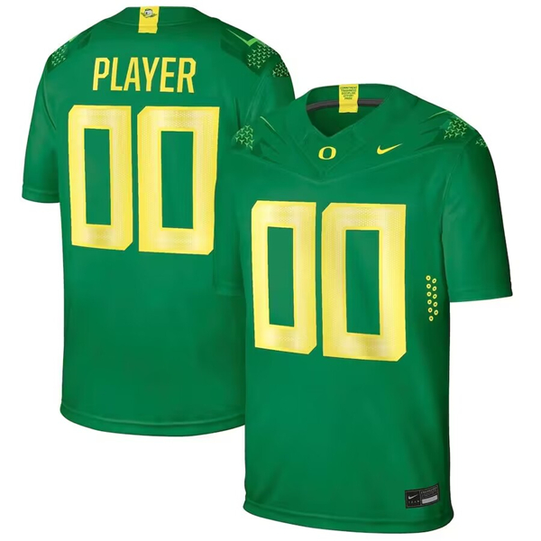 Personalized Men’s Oregon Ducks Active Player Green Stitched Football Jersey