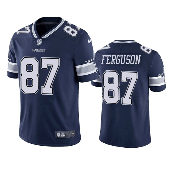 Personalized Men’s Dallas Cowboys #87 Jake Ferguson Navy Untouchable Limited Stitched Football Jersey