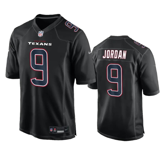 Personalized Men’s Houston Texans #9 Brevin Jordan Black Fashion Untouchable Limited Stitched Football Jersey