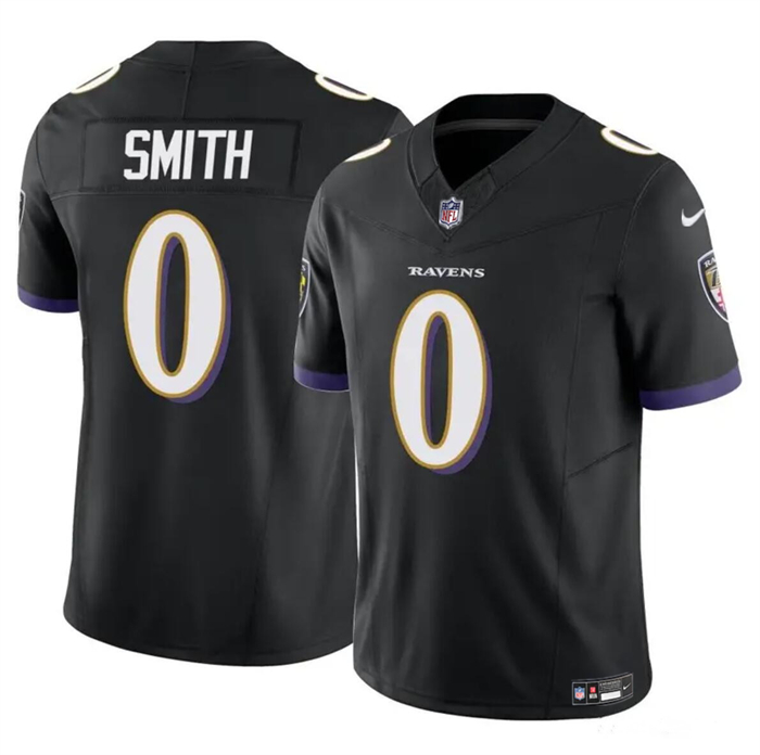 Personalized Men’s Baltimore Ravens #0 Roquan Smith Black 2023 F.U.S.E. Limited Football Jersey