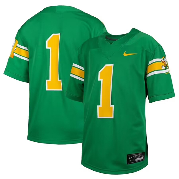 Personalized Men’s Oregon Ducks #1 Green Stitched Jersey