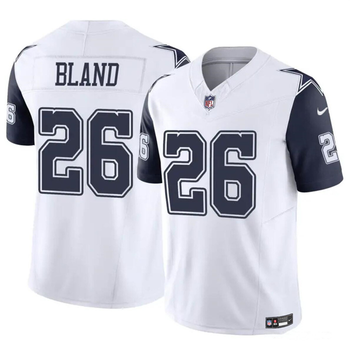 Personalized Men’s Dallas Cowboys #26 DaRon Bland White 2023 F.U.S.E. Untouchable Limited Stitched Football Jersey