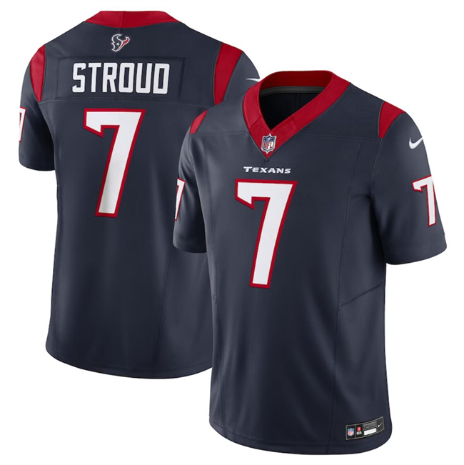 Personalized Men’s Houston Texans #7 C.J. Stroud Navy 2023 F.U.S.E Untouchable Stitched Football Jersey