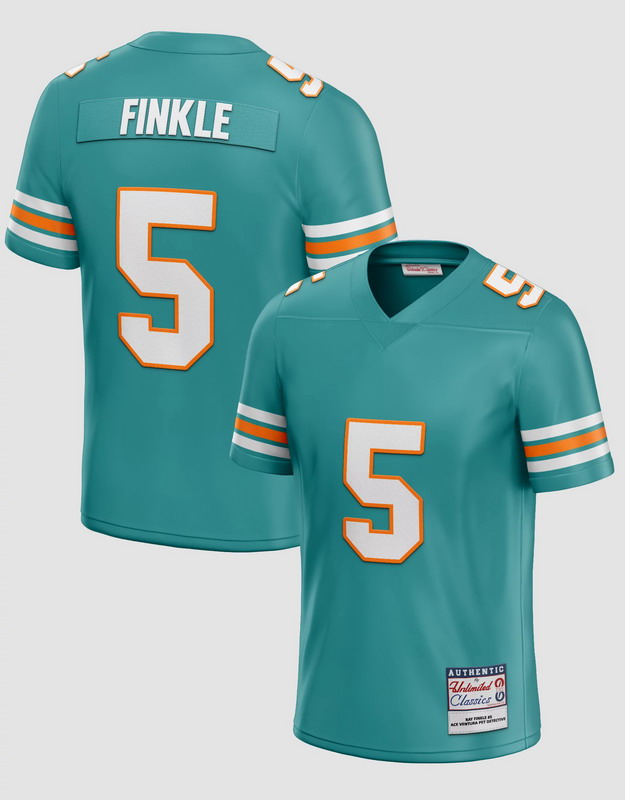 Personalized Men’s Ray Finkle #5 Miami Dolphins Football Green Jersey