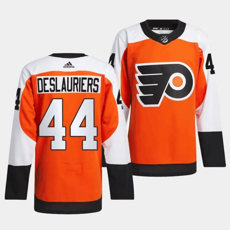 Personalized Men’s Philadelphia Flyers #44 Nicolas Deslauriers 2023 24 Orange Stitched Jersey