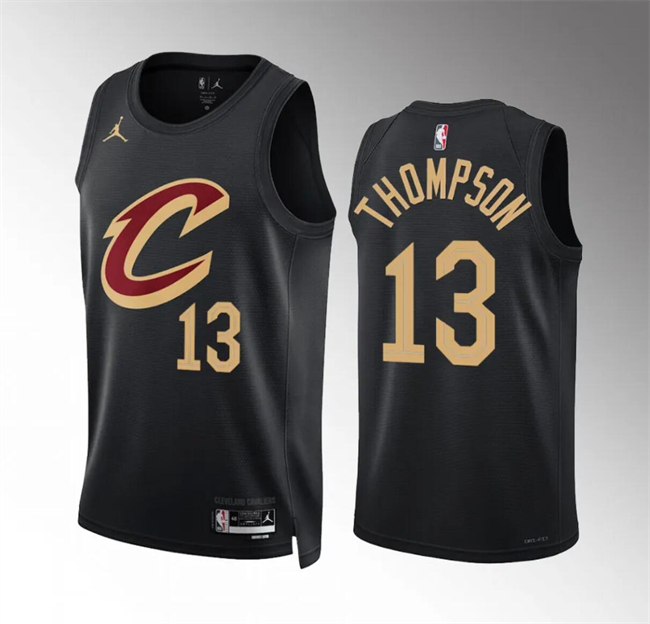 Personalized Men’s Cleveland Cavaliers #13 Tristan Thompson Black Statement Edition Stitched Jersey