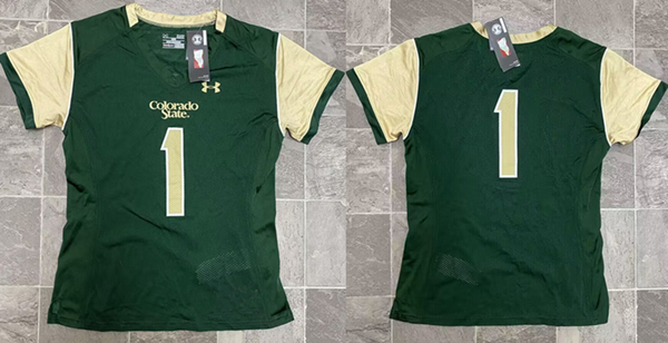 Personalized Men’s Colorado State CSU Rams Active Player Green Stitched Football Jersey