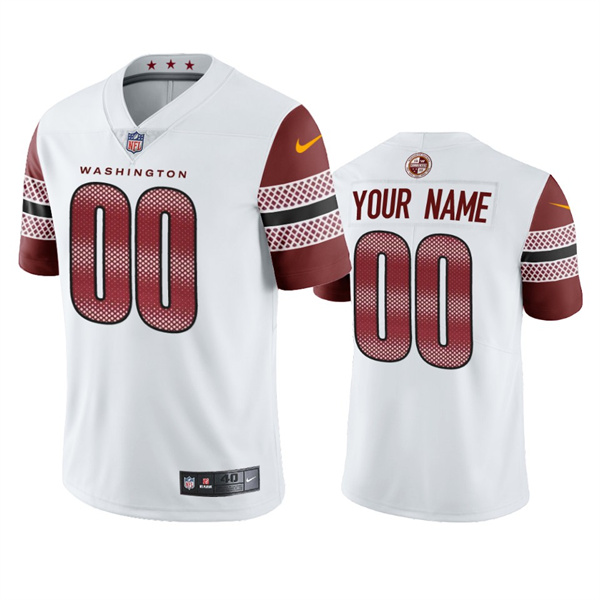 Personalized Custom women Washington Commandersized White Untouchable Stitched Jersey