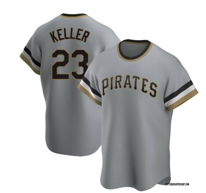 Personalized Pittsburgh Pirates #23 Mitch Keller Men’s Gray MLB Jersey