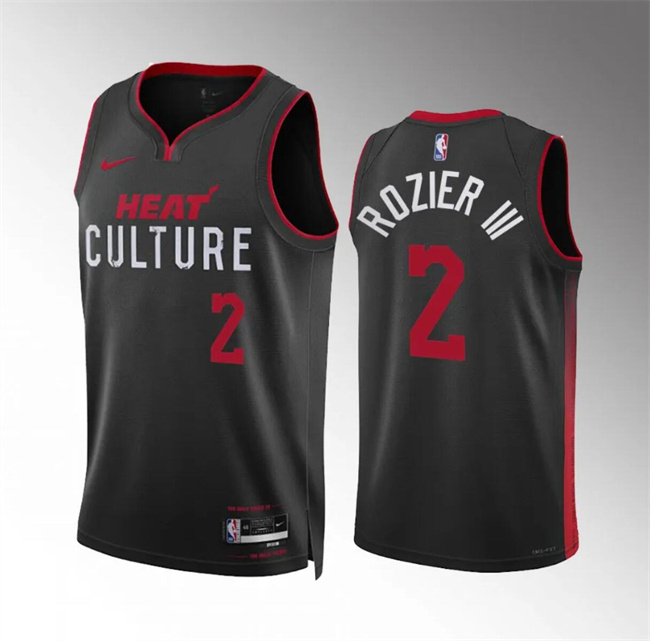 Personalized Men’s Miami Heat #2 Terry Rozier III Black 2023 24 City Edition Stitched Basketball Jersey