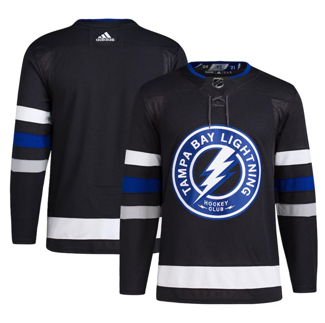Personalized Men’s Tampa Bay Lightning Blank Black 2024 Stadium Series Stitched Jersey