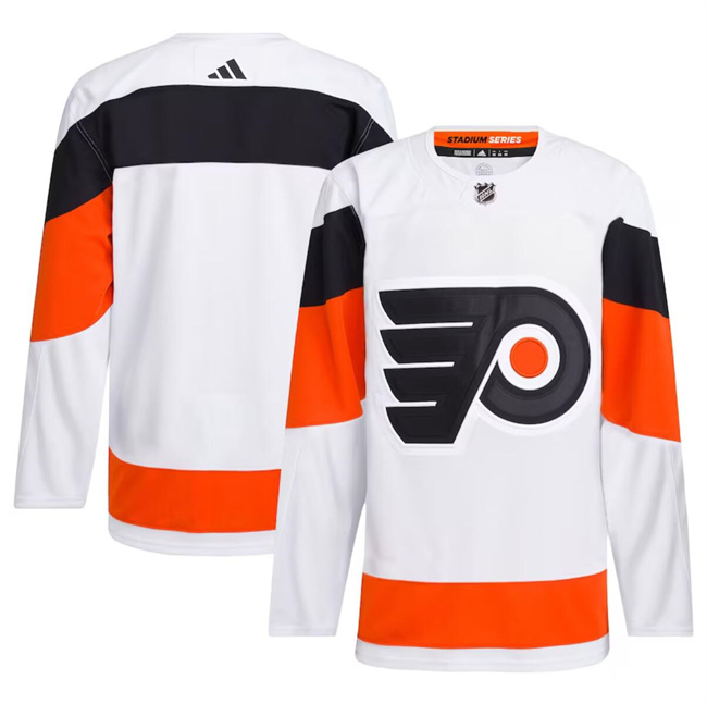 Personalized Men’s Philadelphia Flyers Blank White 2024 Stadium Series Stitched Jersey