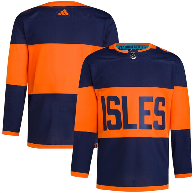 Personalized Men’s New York Islanders Blank Navy 2024 Stadium Series Stitched Jersey