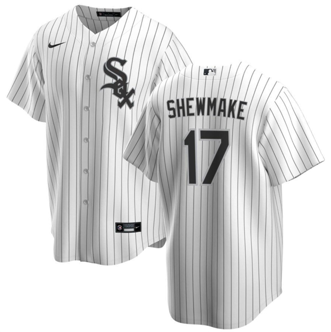 Personalized Men’s Chicago White Sox #17 Braden Shewmake White Cool Base Stitched Jersey