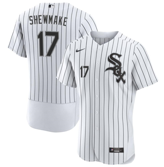 Personalized Men’s Chicago White Sox #17 Braden Shewmake White Flex Base Stitched Baseball Jersey