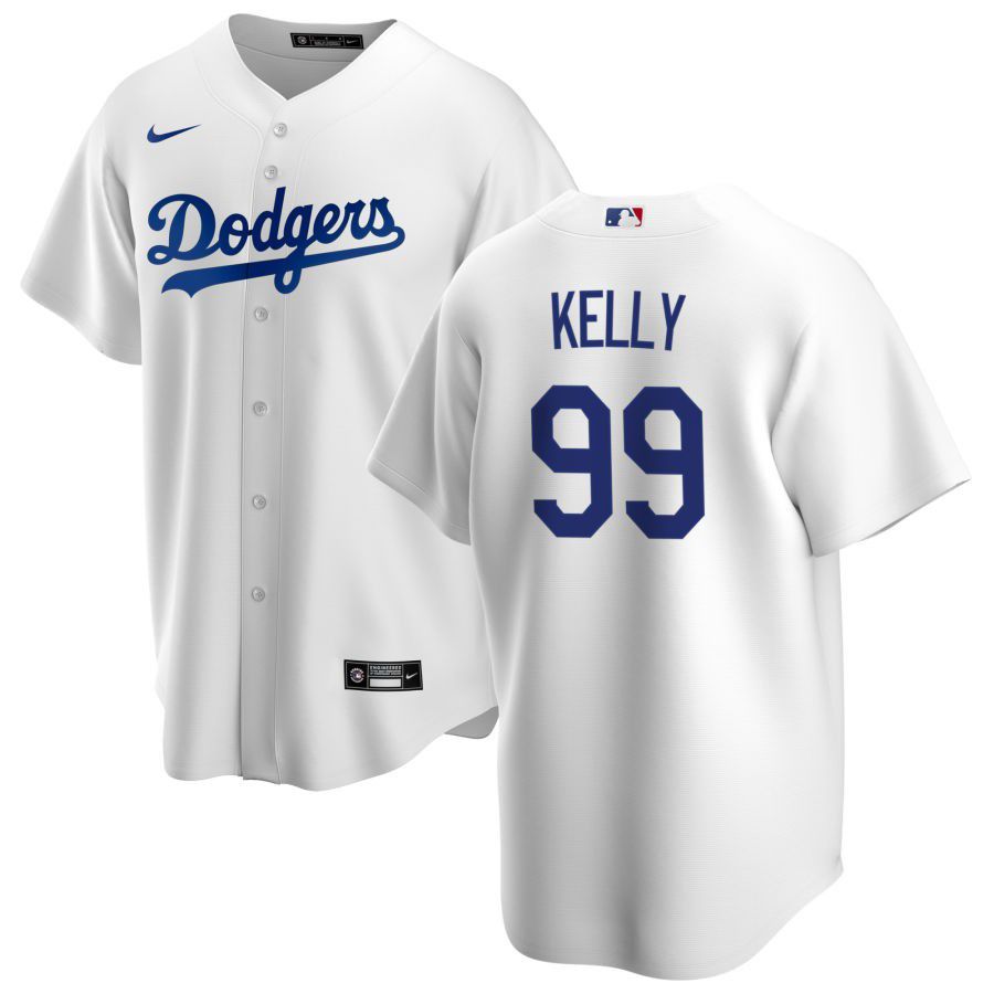 Personalized Youth Los Angeles Dodgers #99 Joe Kelly Stitched Baseball White Jersey