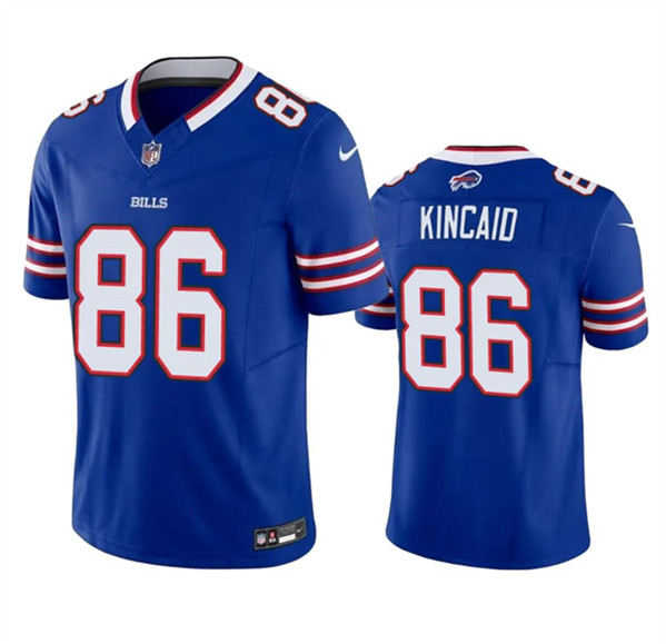 Personalized Men’s Buffalo Bills #86 Dalton Kincaid Blue 2023 F.U.S.E. Untouchable Limited Football Stitched Jersey