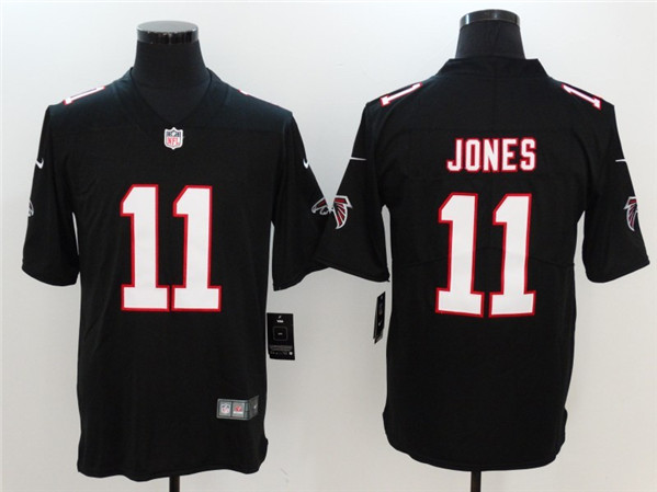 Personalized Men’s Atlanta Falcons #11 Julio Jones Red 2020 Team Big Logo Limited Stitched Jersey