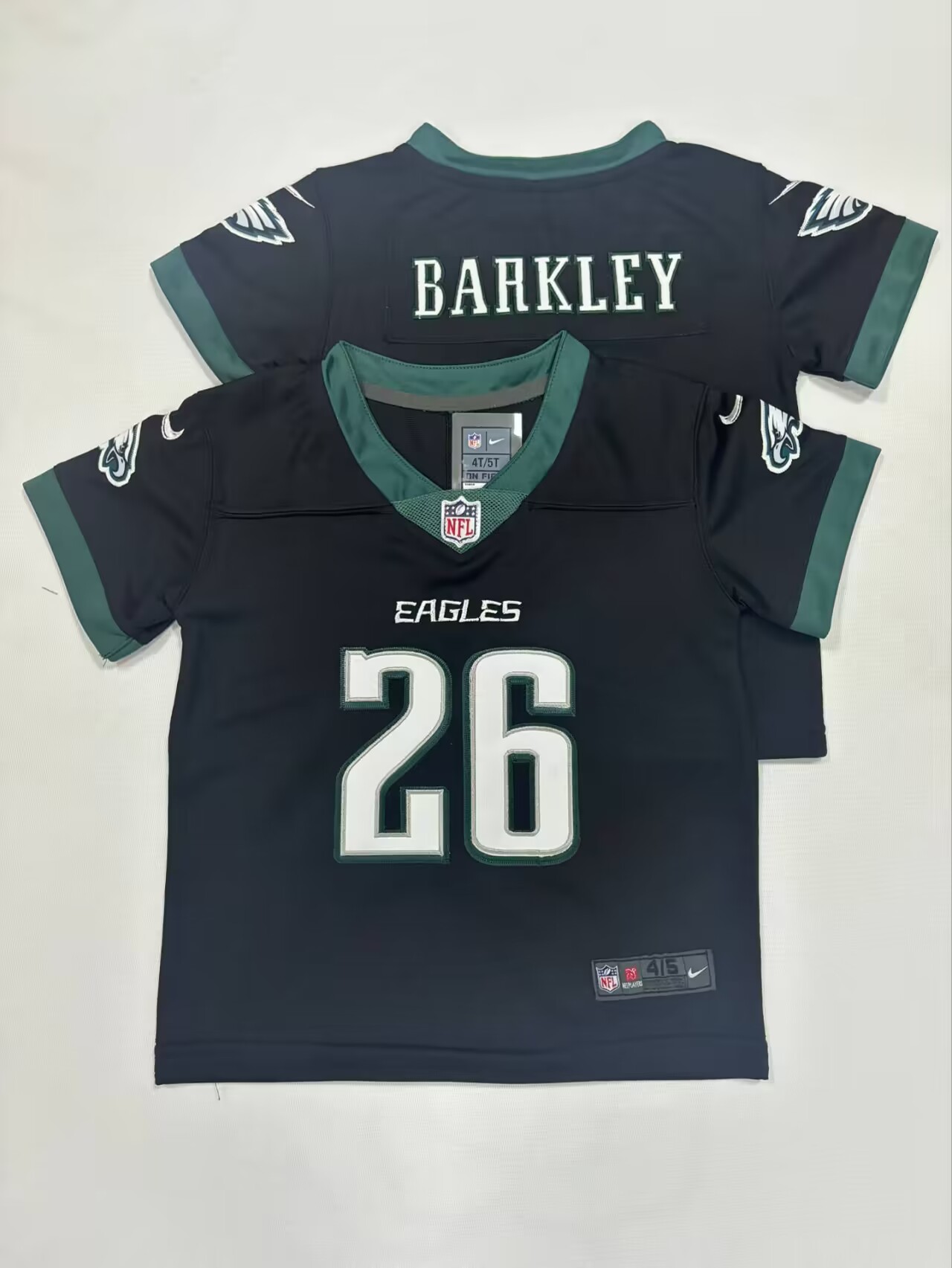 Personalized Toddlers Philadelphia Eagles #26 Saquon Barkley black Untouchable Limited Football Stitched Jersey