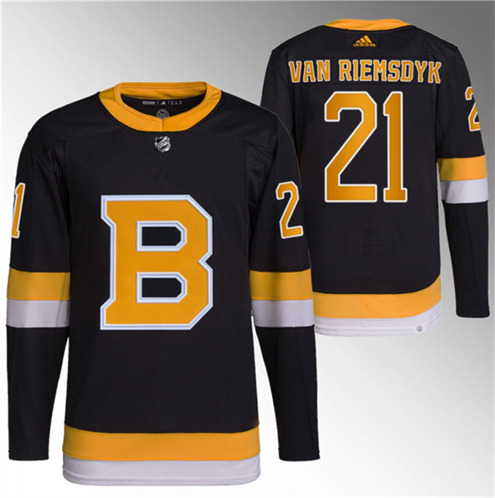 Personalized Men’s Boston Bruins #21 James Van Riemsdyk Black Home Breakaway Stitched Jersey