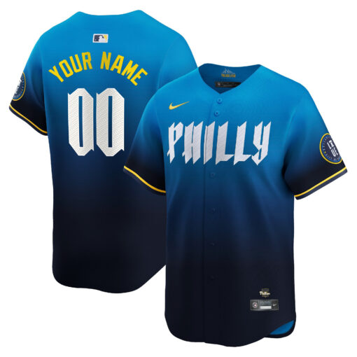 Personalized Men’s Philadelphia Phillies 2024 City Connect Premier Limited Jersey