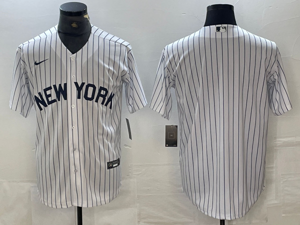 Personalized Men’s New York Yankees Blank White Cool Base Stitched Baseball Jersey