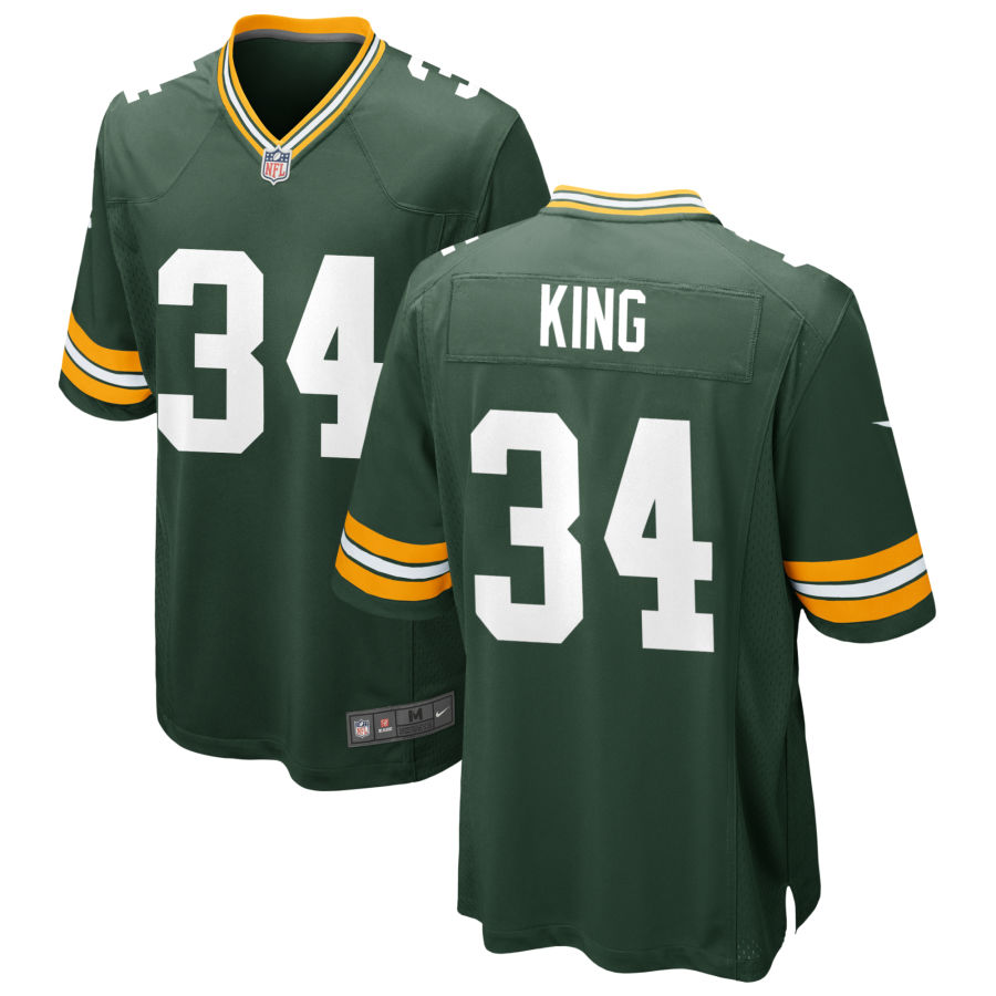 Personalized Men’s Green Bay Packers #34 Kevin King Green Jersey