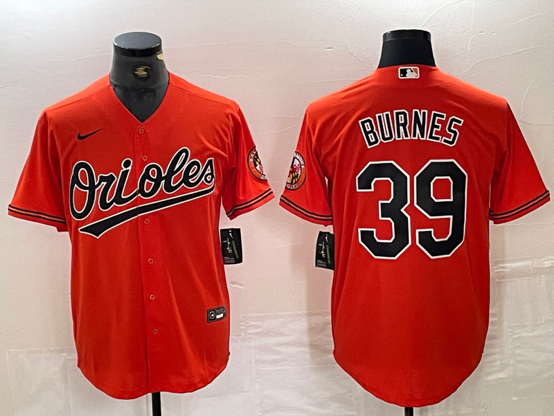 Personalized Men’s Baltimore Orioles #39 Corbin Burnes Orange Cool Base Stitched Jersey