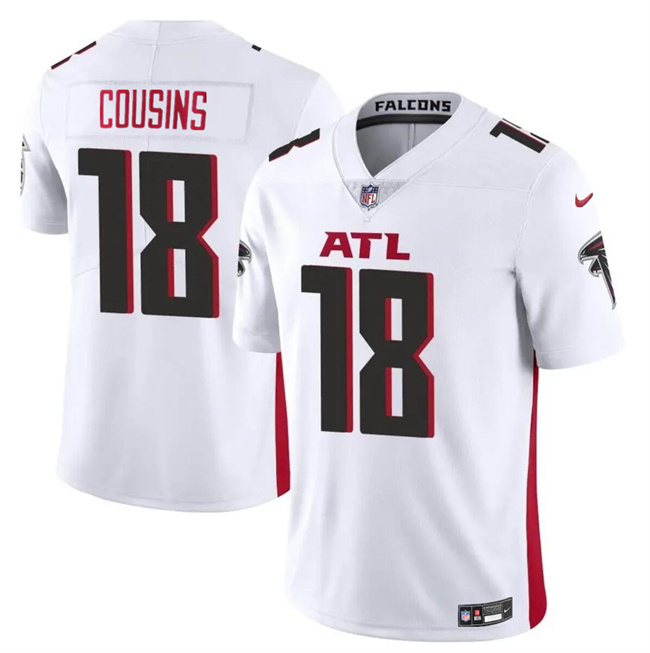 Personalized Youth Atlanta Falcons #18 Kirk Cousins White Untouchable Limited Stitched Football Jersey