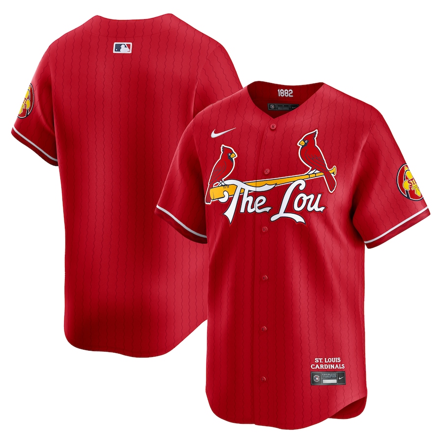 Personalized Men’s St. Louis Cardinals Red 2024 City Connect Limited Jersey