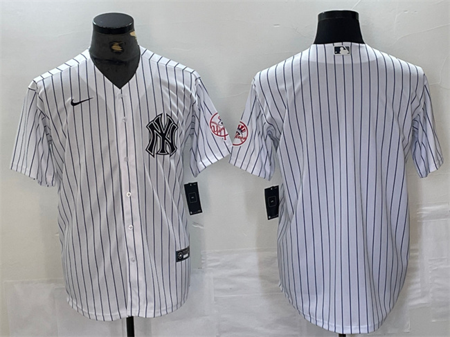 Personalized Men’s New York Yankees Blank White Cool Base Stitched Baseball Jersey