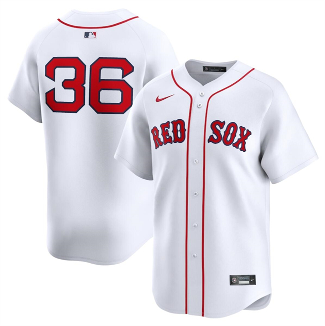 Personalized Men’s Boston Red Sox #36 Triston Casas White 2024 Home Limited Stitched Baseball Jersey