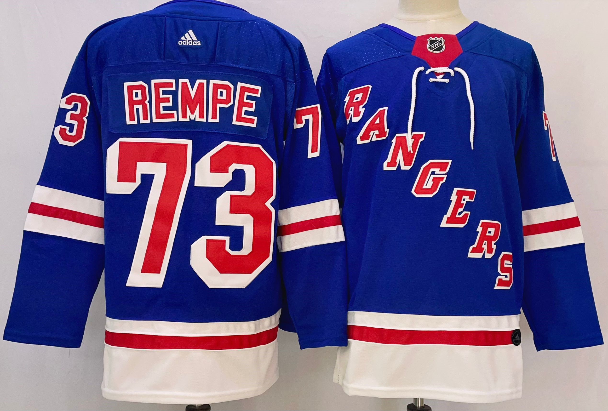 Personalized Men’s New York Rangers #73 Matt Rempe Royal Stitched Jersey