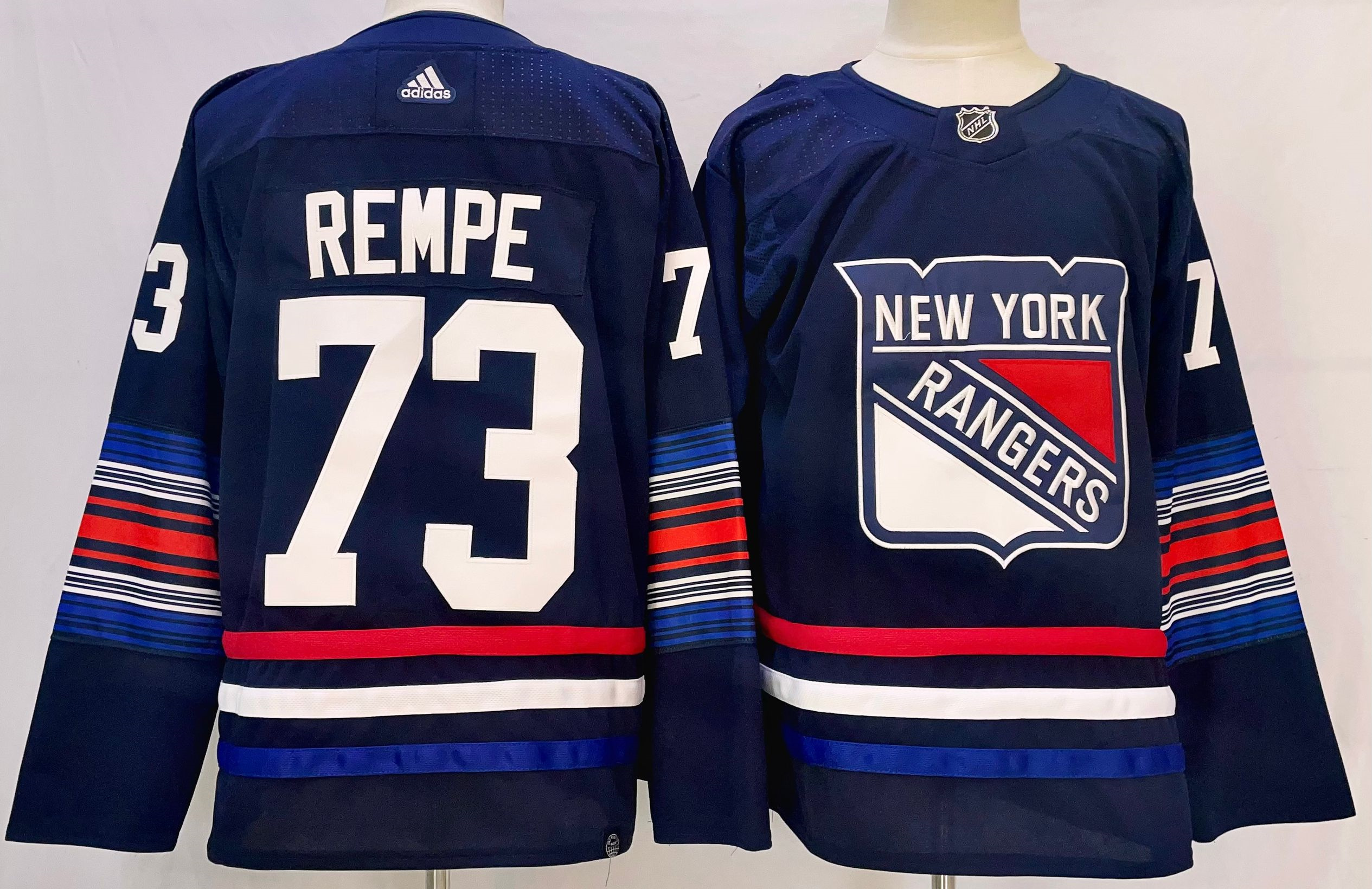 Personalized Men’s New York Rangers #73 Matt Rempe Navy Alternate Authentic Jersey