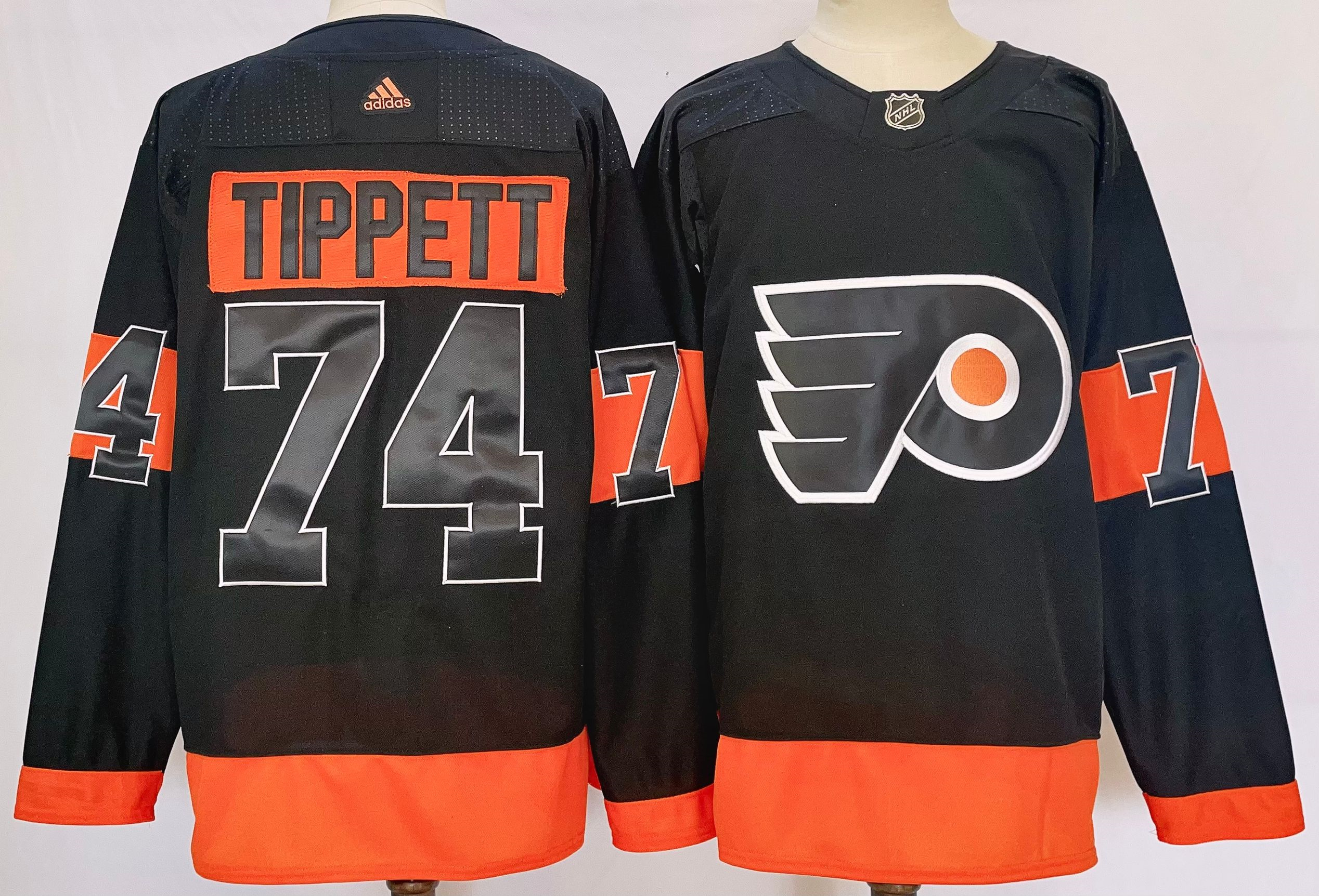 Personalized Men’s Philadelphia Flyers #74 Owen Tippett Black Alternate Authentic Jersey