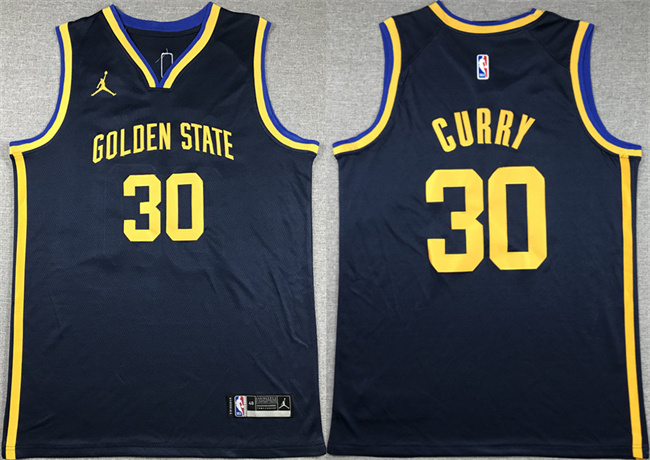Personalized Men’s Golden State Warriors #30 Stephen Curry Black Stitched Basketball Jersey