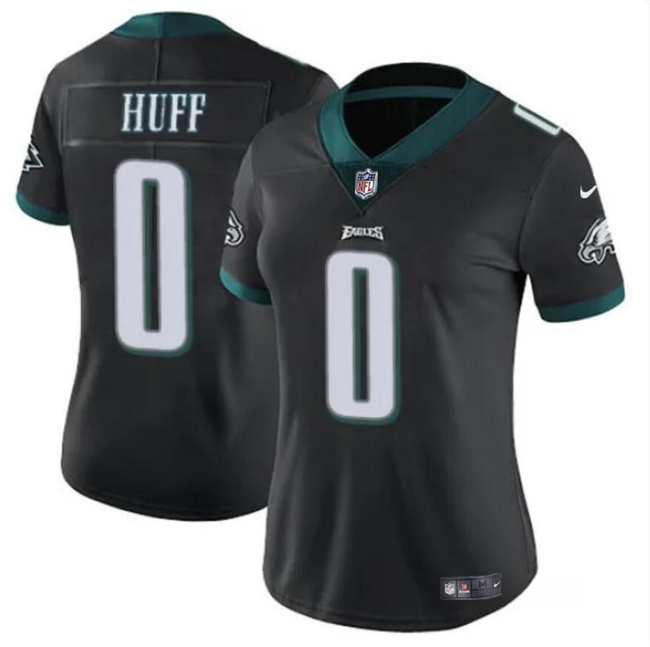 Personalized Women’s Philadelphia Eagles #0 Bryce Huff Black Untouchable Limited Stitched Football Jersey(Run Small)
