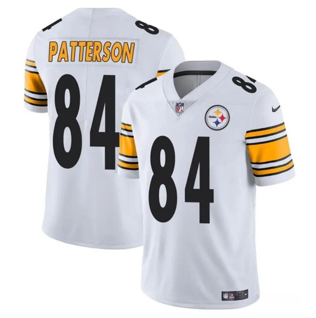 Personalized Women’s Pittsburgh Steelers #84 Cordarrelle Patterson White Stitched Football Jersey(Run Small)