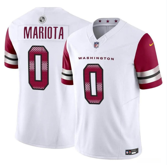 Personalized Men’s Washington Commanders #0 Marcus Mariota White 2023 F.U.S.E. Limited Stitched Football Jersey