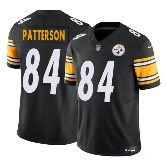 Personalized Men’s Pittsburgh Steelers #84 Cordarrelle Patterson Black 2024 F.U.S.E. Untouchable Limited Stitched Jersey