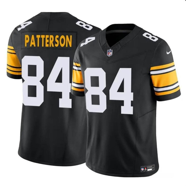 Personalized Men’s Pittsburgh Steelers #84 Cordarrelle Patterson Black 2024 F.U.S.E. Alternate Untouchable Limited Stitched Jersey