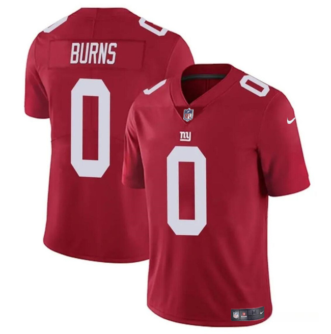 Personalized Men’s New York Giants #0 Brian Burns Red Untouchable Limited Stitched Jersey
