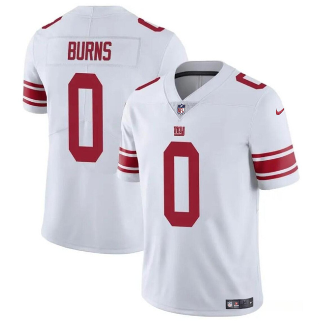 Personalized Men’s New York Giants #0 Brian Burns White Untouchable Limited Stitched Jersey