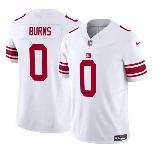 Personalized Men’s New York Giants #0 Brian Burns White 2023 F.U.S.E. Untouchable Limited Stitched Jersey